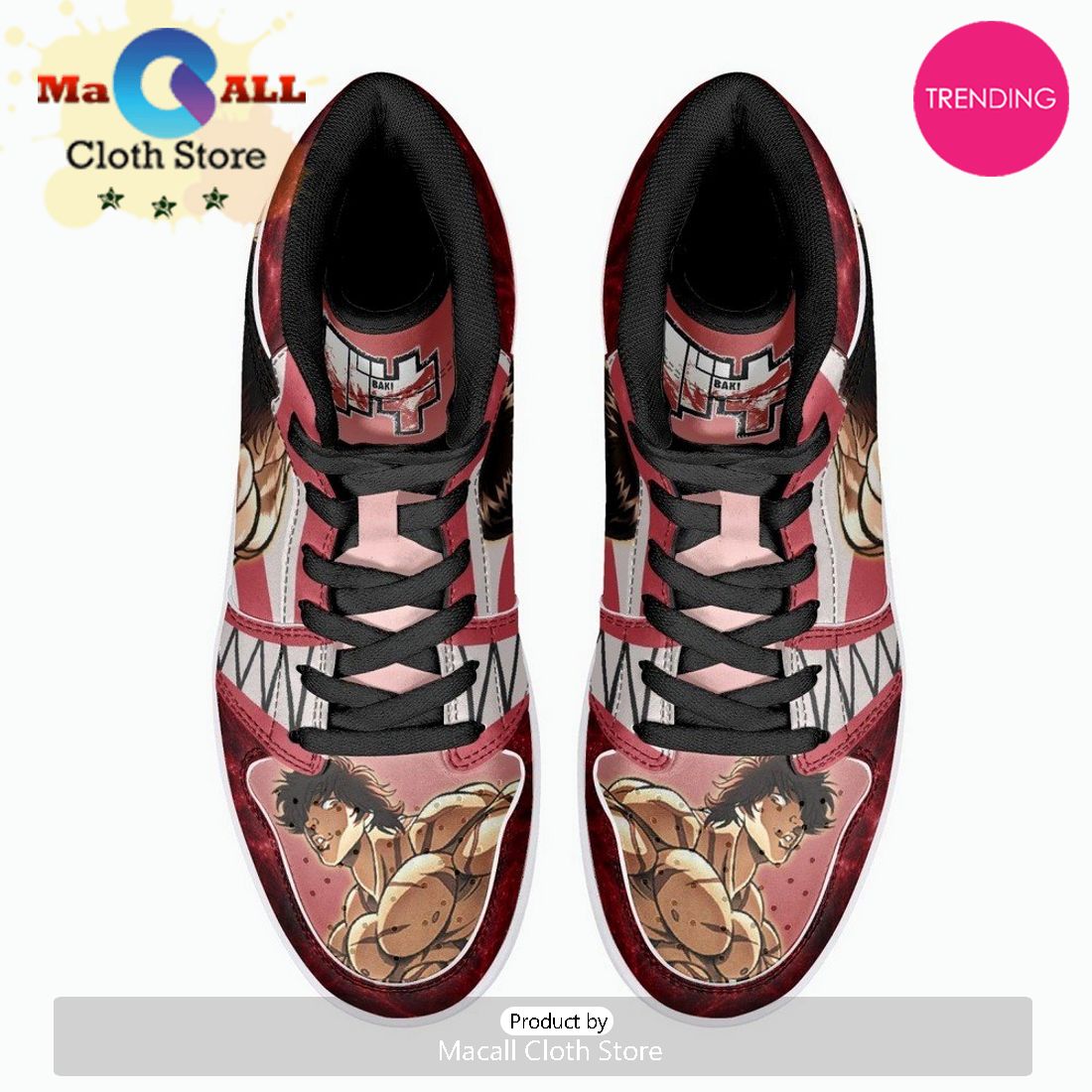 Baki Hanma Baki JD1 High Top Shoes