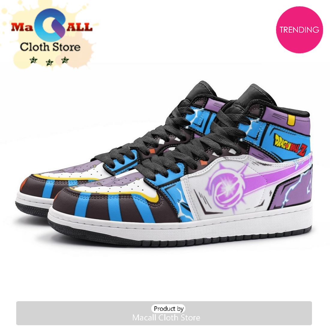 Beerus Dragon Ball Z Air Jordan 1 High Top Shoes