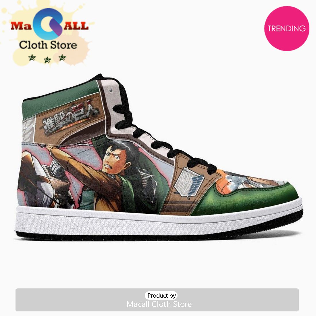 Bertholdt Hoover Revelation Shingeki No Kyojin JD1 High Top Shoes