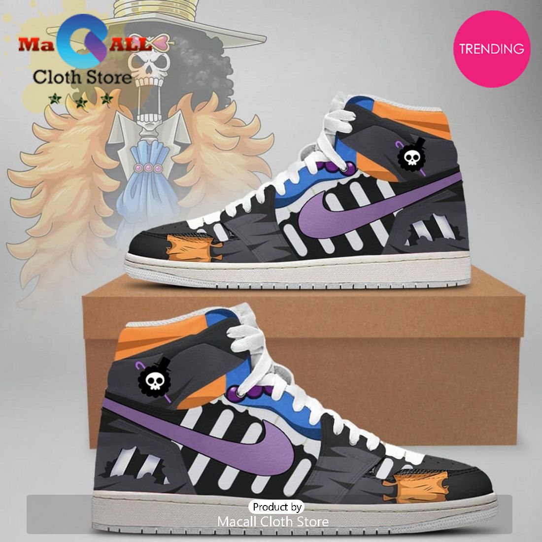 Brook One Piece Air Jordan 1 High Top Shoes