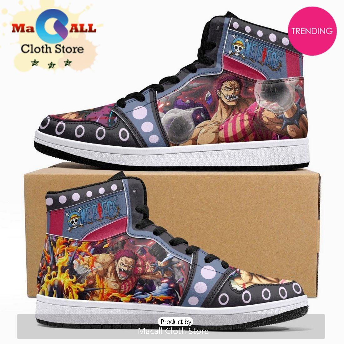 Charlotte Katakuri Awakening One Piece JD1 High Top Shoes