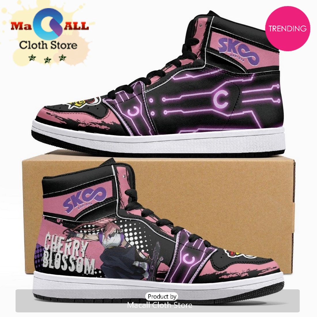 Cherry Blossom Sk8 The Infinity JD1 High Top Shoes