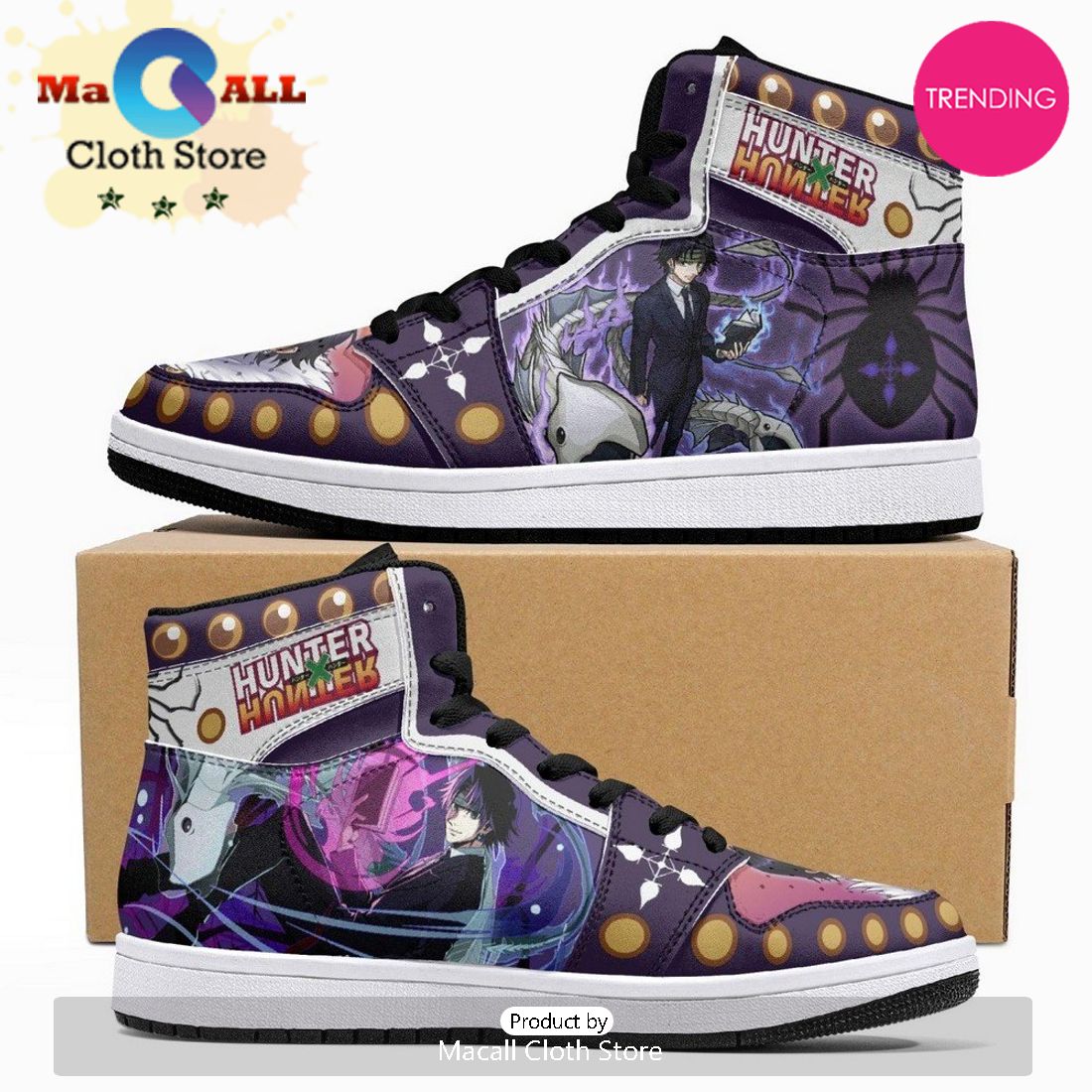 Chrollo Hunter JD1 High Top Shoes