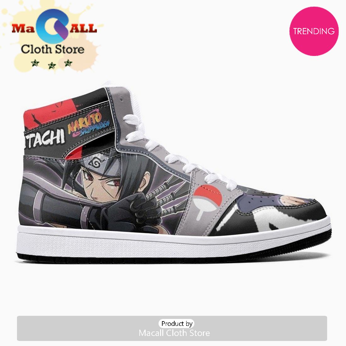 Clan Itachi Anbu Ninja Shippuden JD1 High Top Shoes