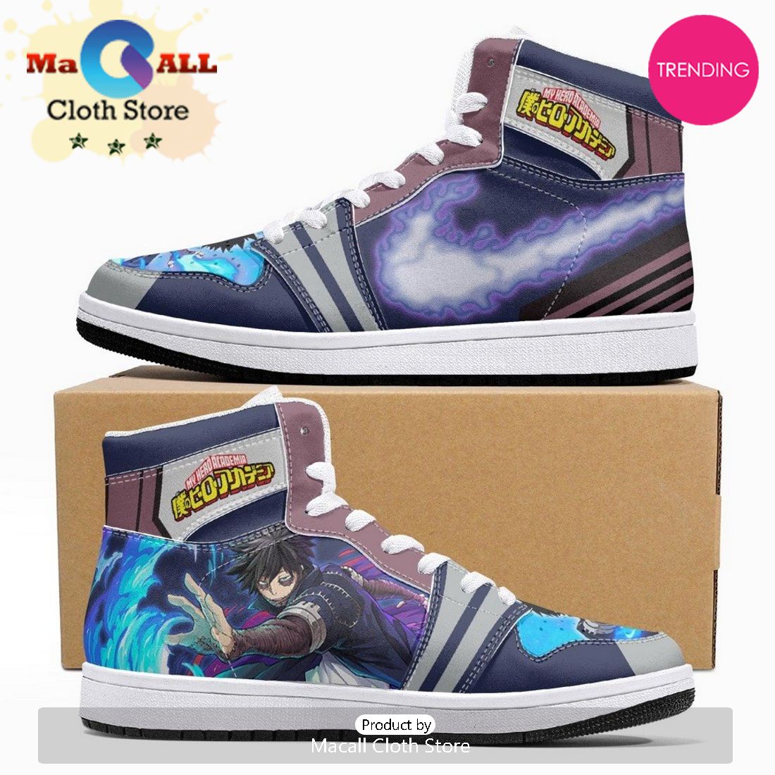 Dabi My Hero JD1 High Top Shoes