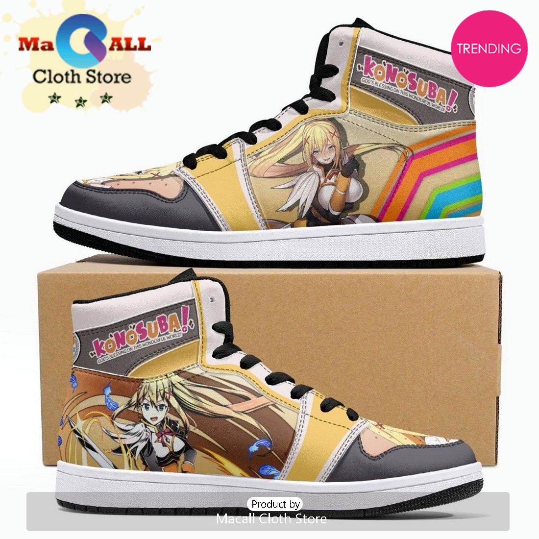 Darkness Konosuba JD1 High Top Shoes