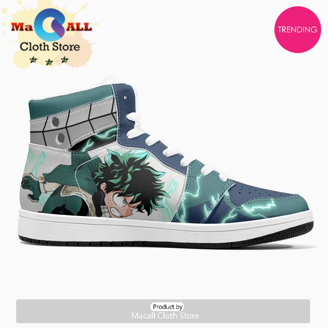 Deku And Bakugo My Hero JD1 High Top Shoes