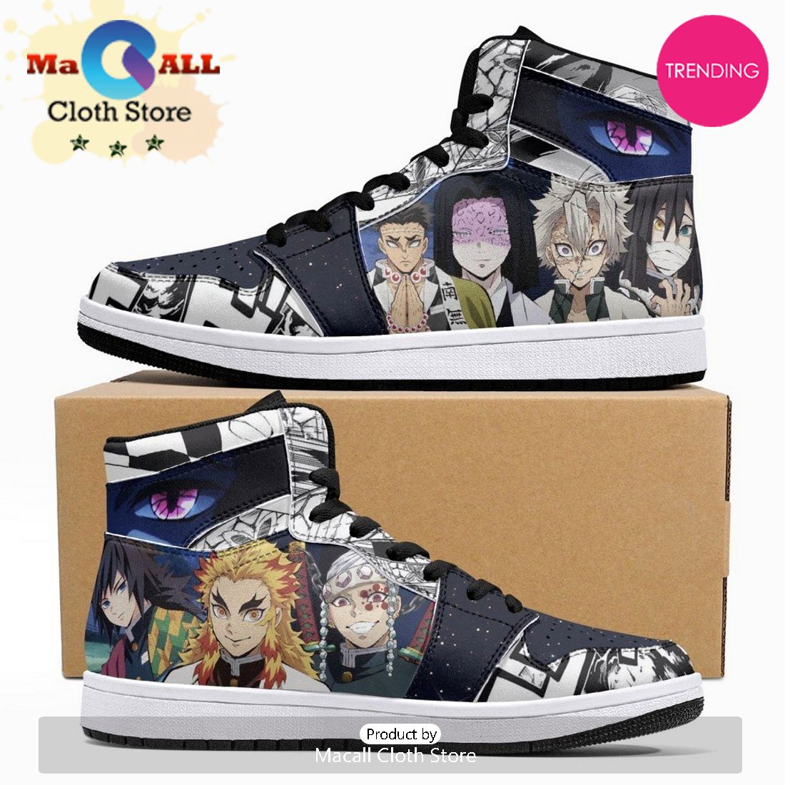 Demon Salyer Characters JD1 High Top Shoes