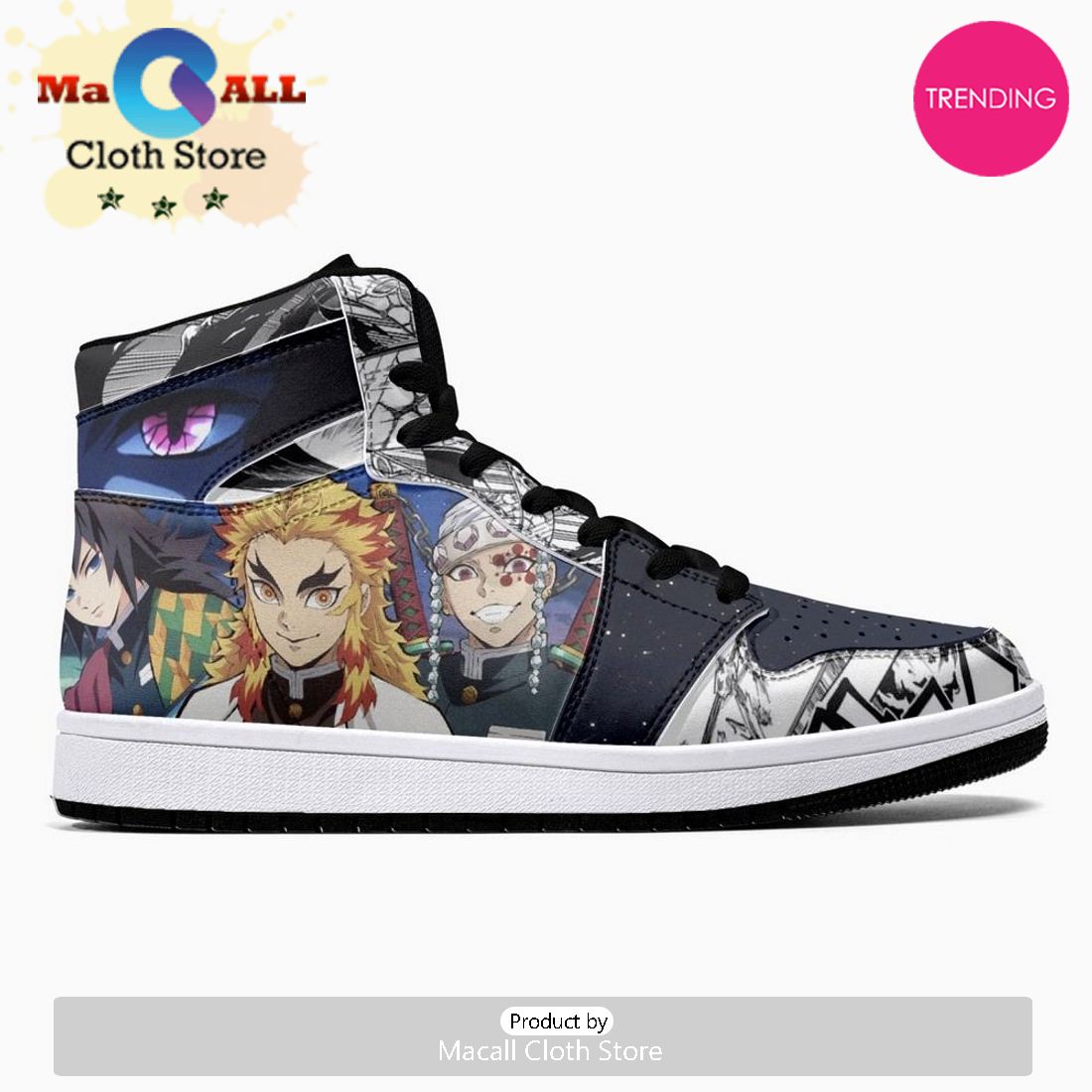 Demon Salyer Characters JD1 High Top Shoes