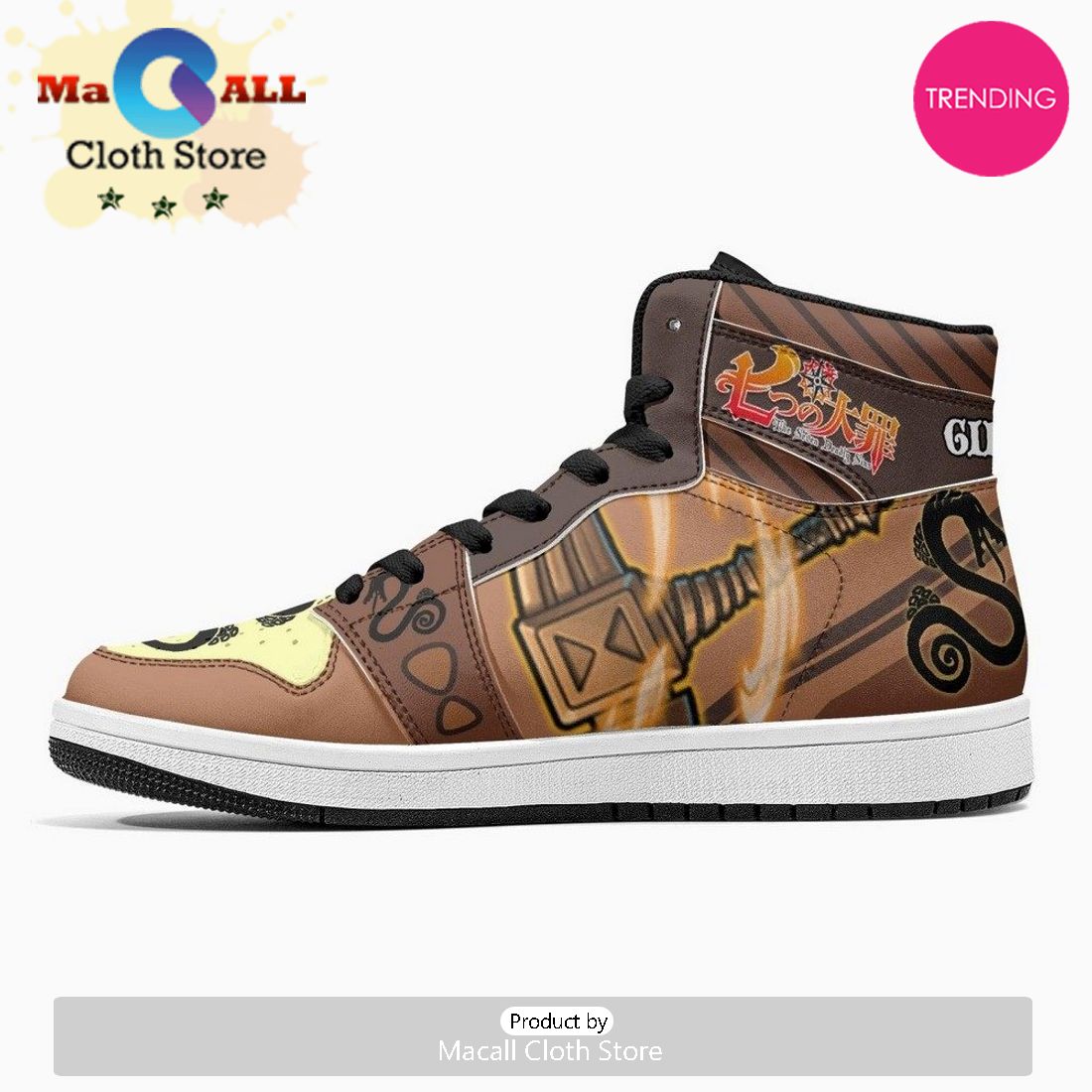Diane Gideon Seven Deadly Sins JD1 High Top Shoes