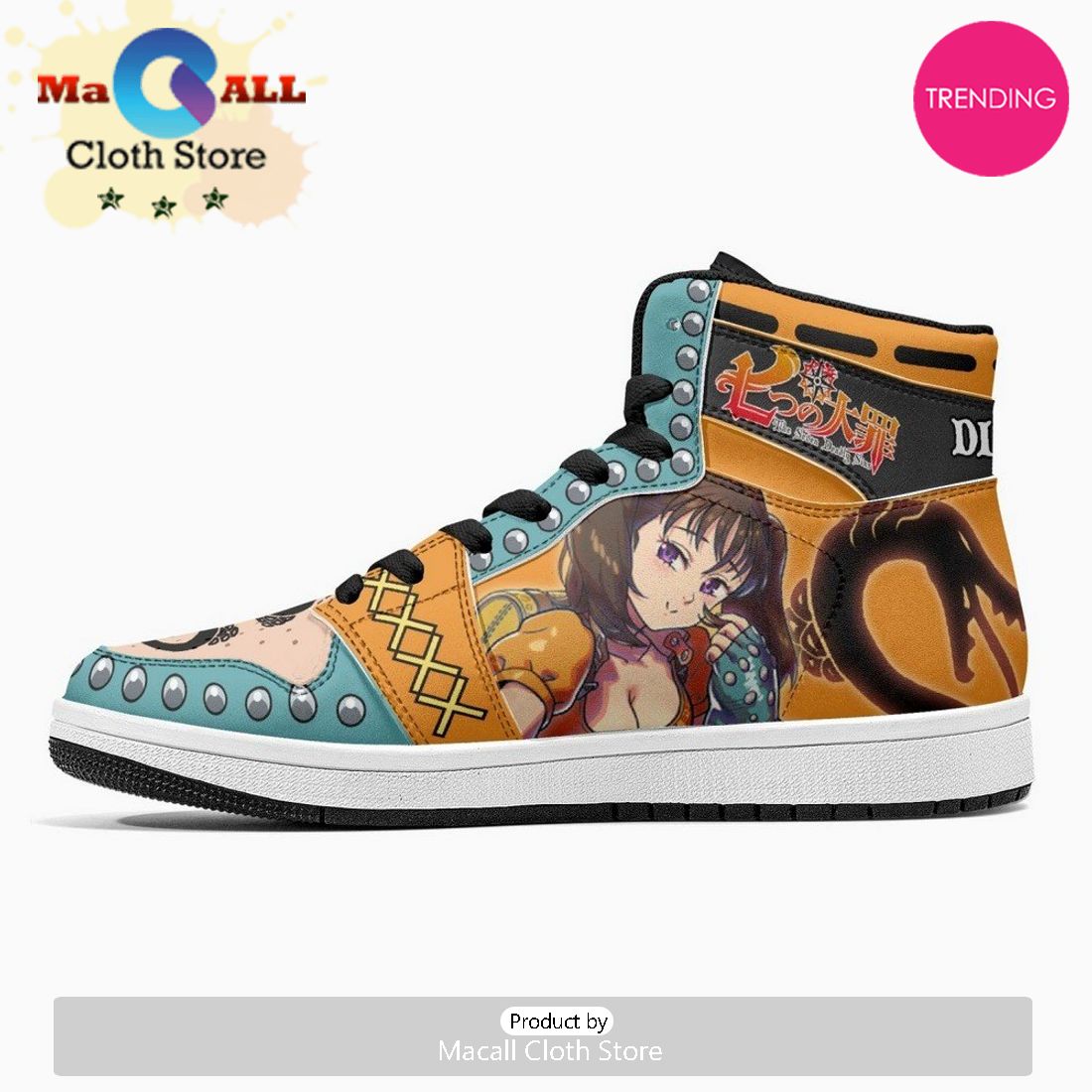 Diane Seven Deadly Sins JD1 High Top Shoes