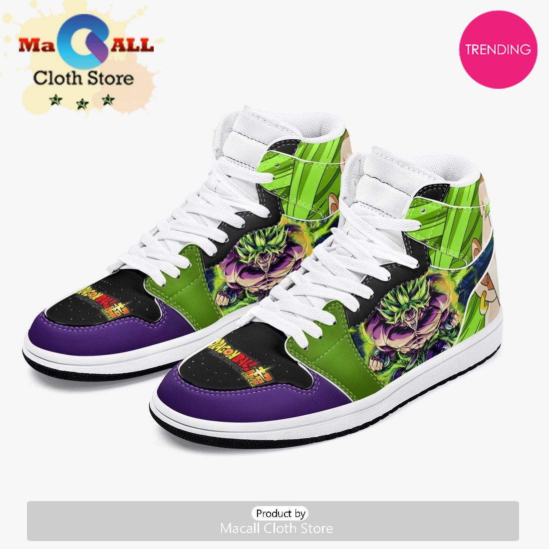 Dragon Ball Super Broly AJ1 High Top Shoes