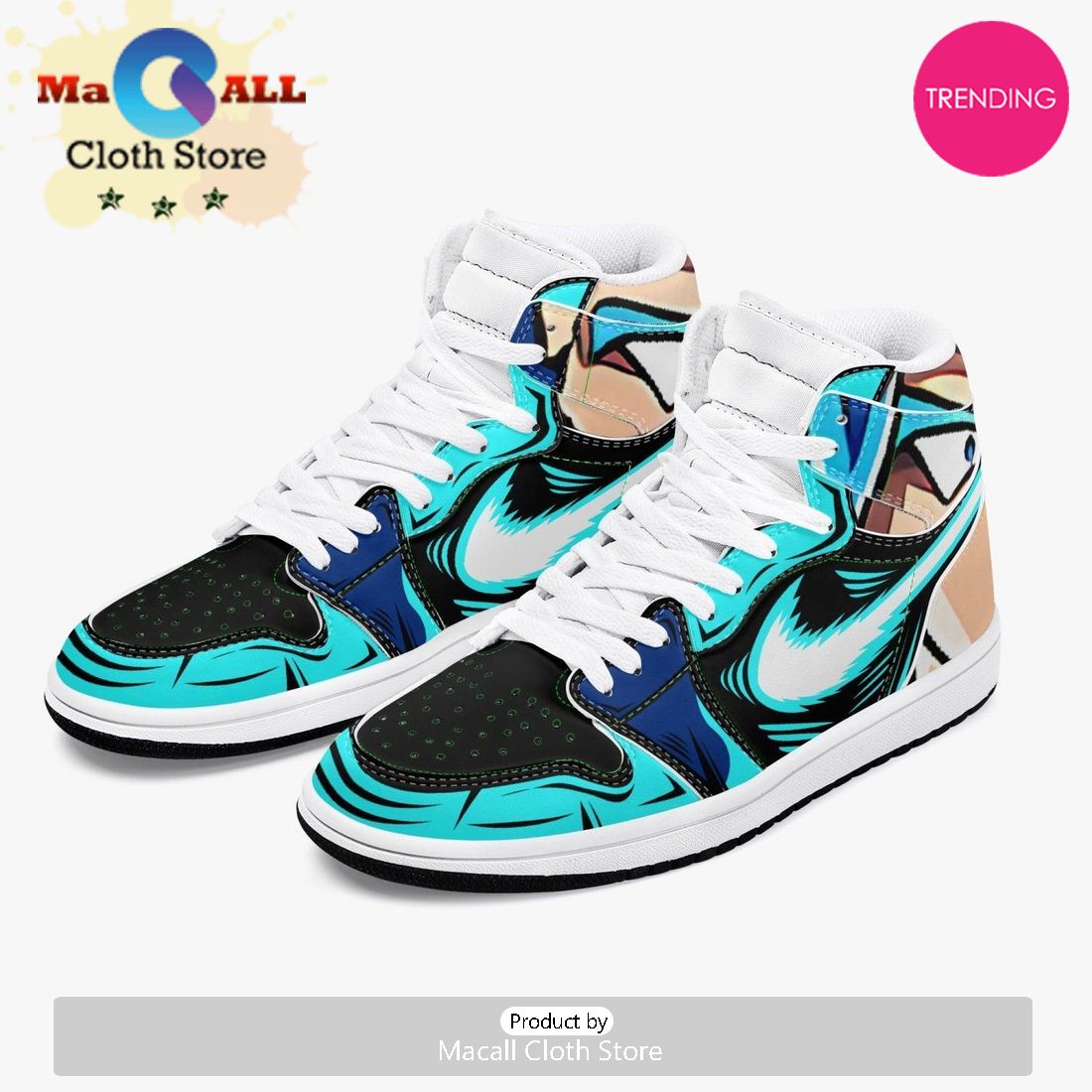 Dragon Ball Super Gogeta AJ1 High Top Shoes