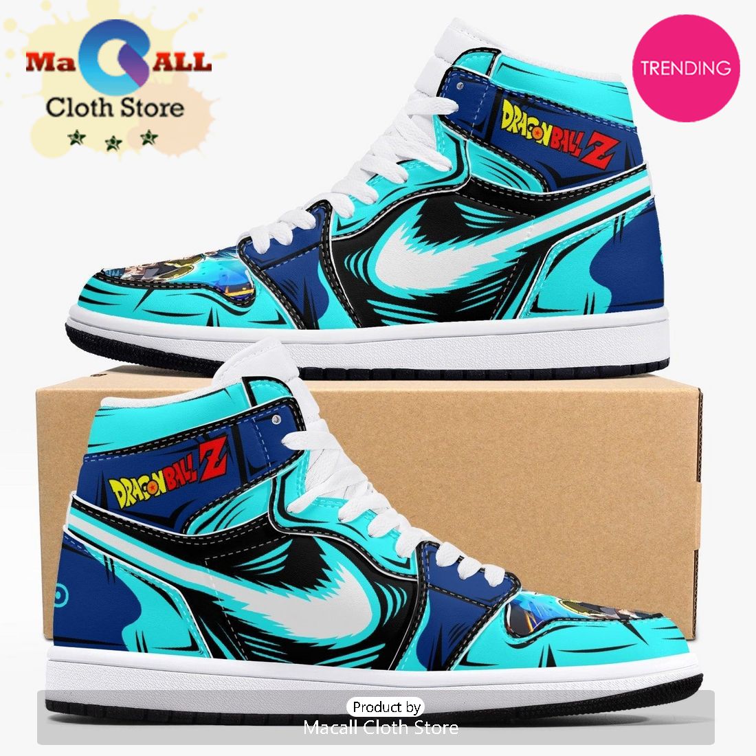 Dragon Ball Super Gogeta V2 AJ1 High Top Shoes