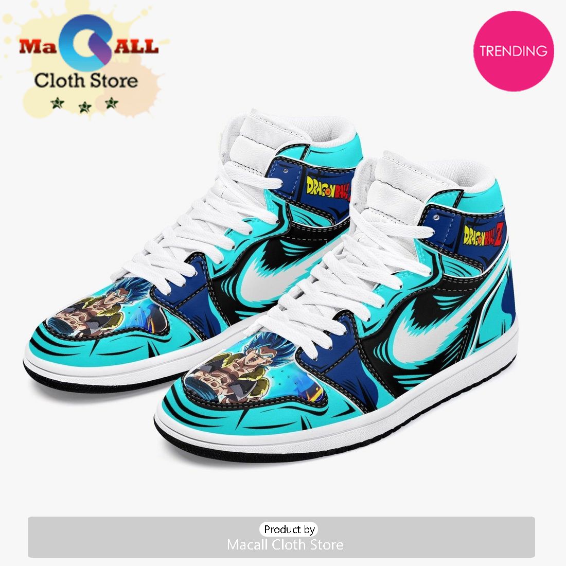 Dragon Ball Super Gogeta V2 AJ1 High Top Shoes