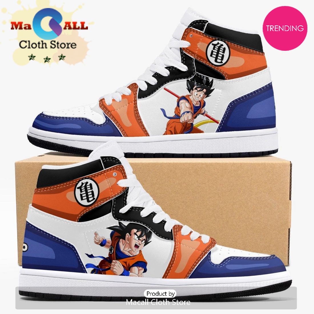 Dragon Ball Super Goku AJ1 High Top Shoes