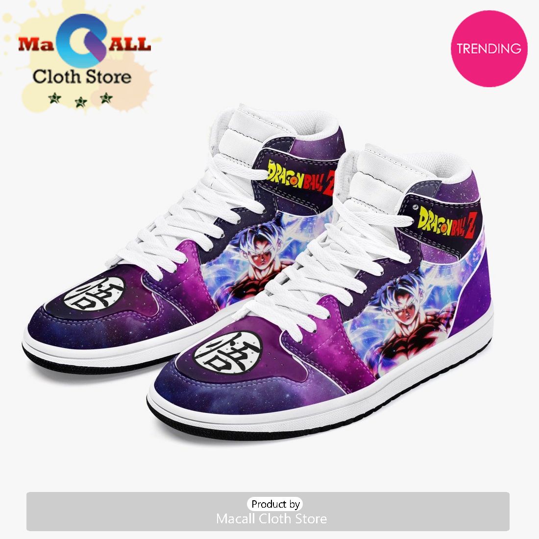 Dragon Ball Super Goku Galaxy AJ1 High Top Shoes