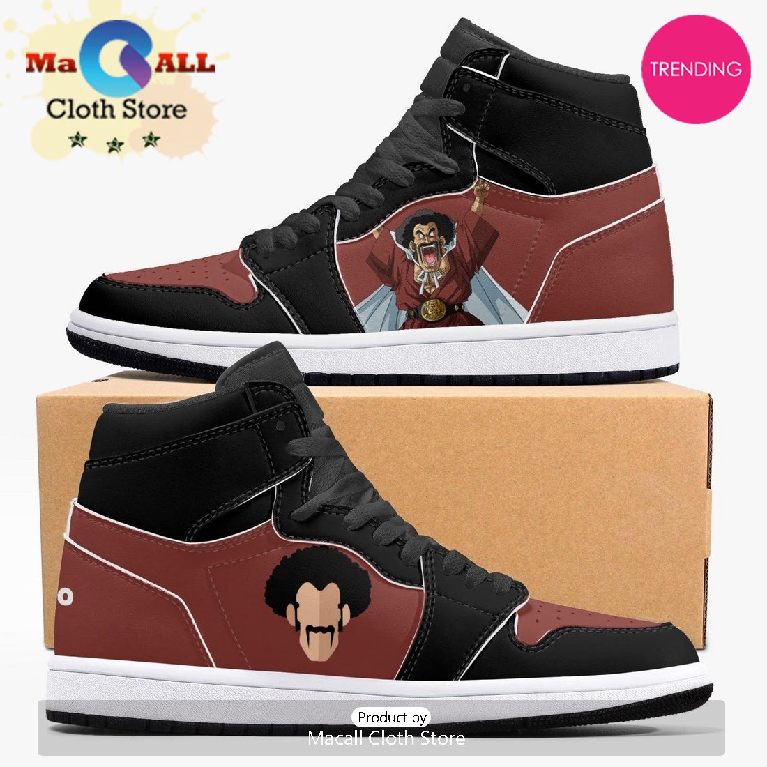 Dragon Ball Super Mr. Satan AJ1 High Top Shoes