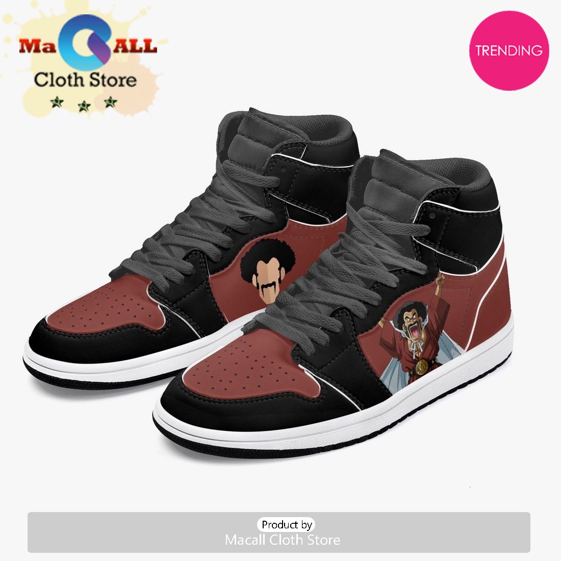 Dragon Ball Super Mr. Satan AJ1 High Top Shoes