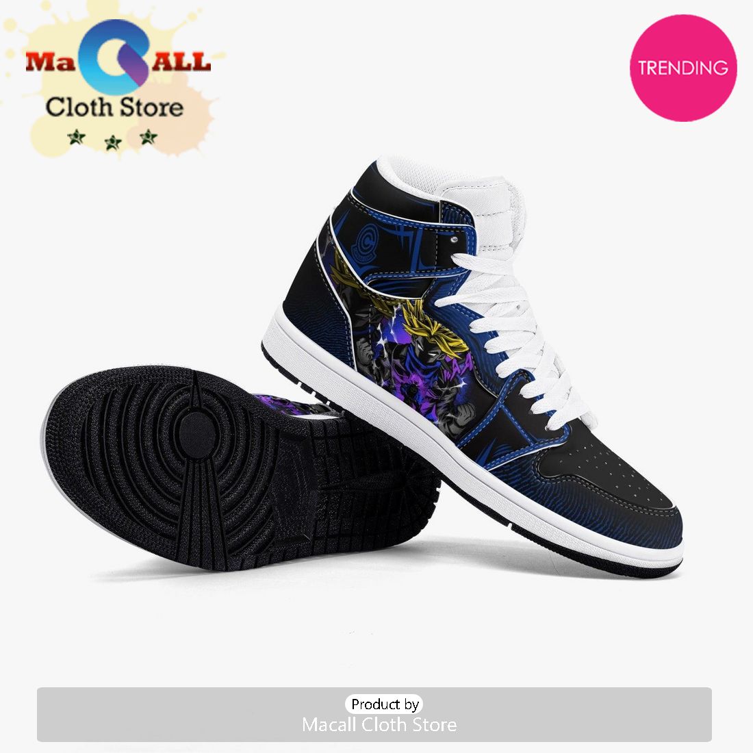 Dragon Ball Super Trunks AJ1 High Top Shoes