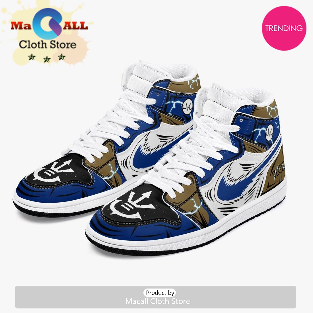 Dragon Ball Super Vegeta AJ1 High Top Shoes