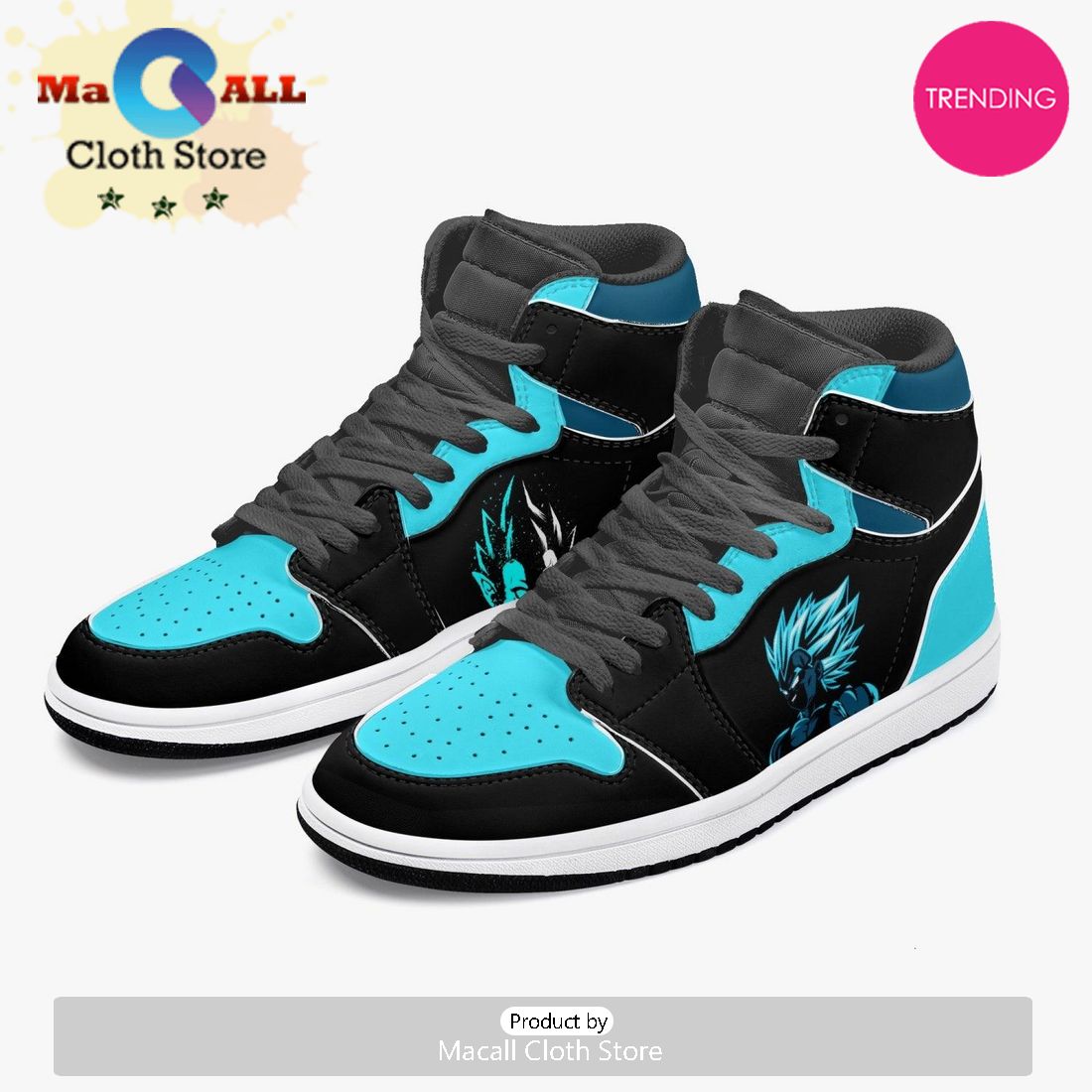 Dragon Ball Z Vegeta AJ1 High Top Shoes V2