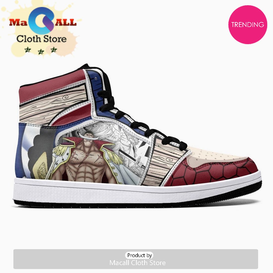 Edward Newgate One Piece JD1 High Top Shoes