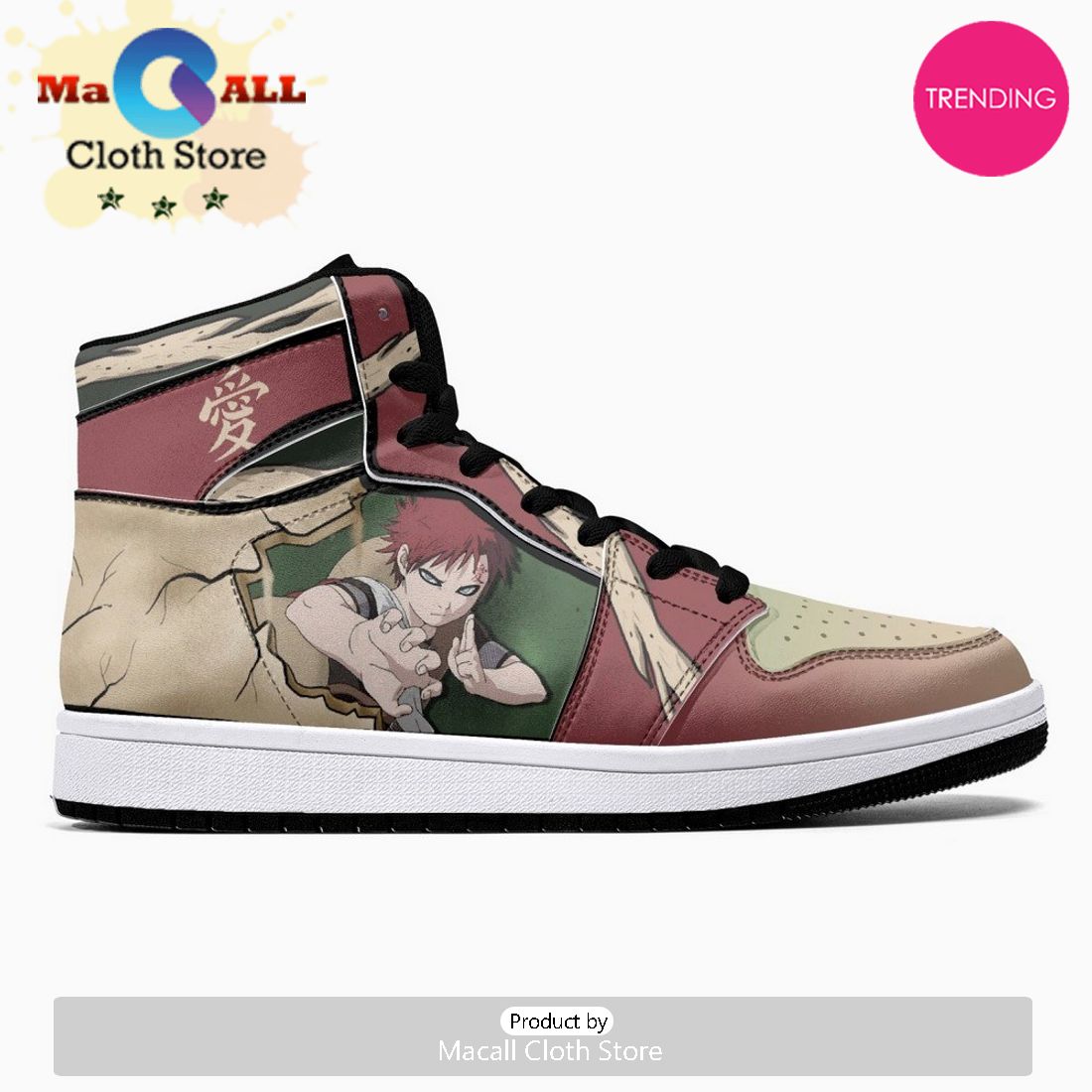 Gaara Ninja JD1 High Top Shoes