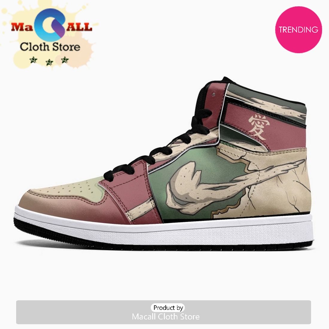 Gaara Ninja JD1 High Top Shoes
