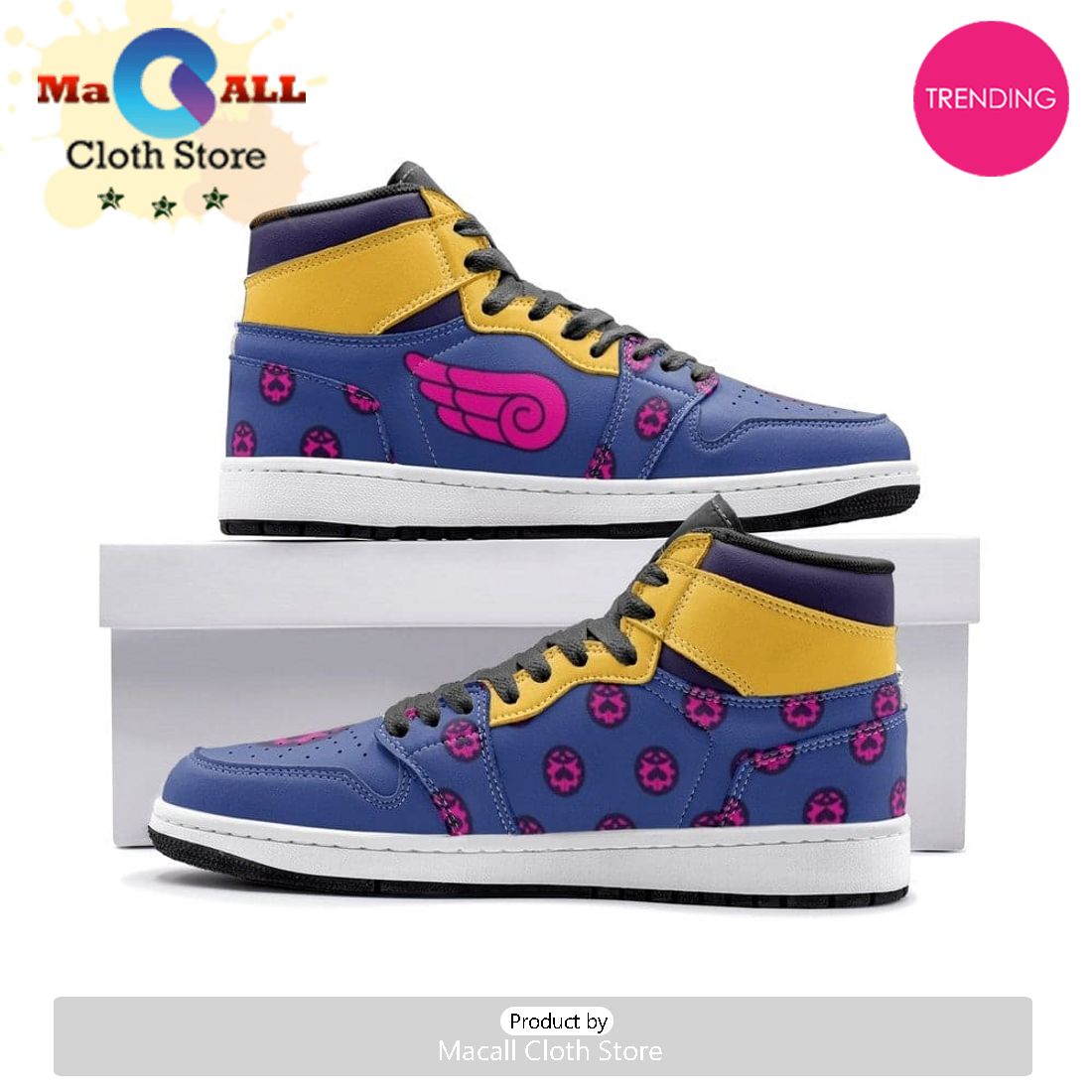 Giorno Manga Air Jordan 1 High Top Shoes
