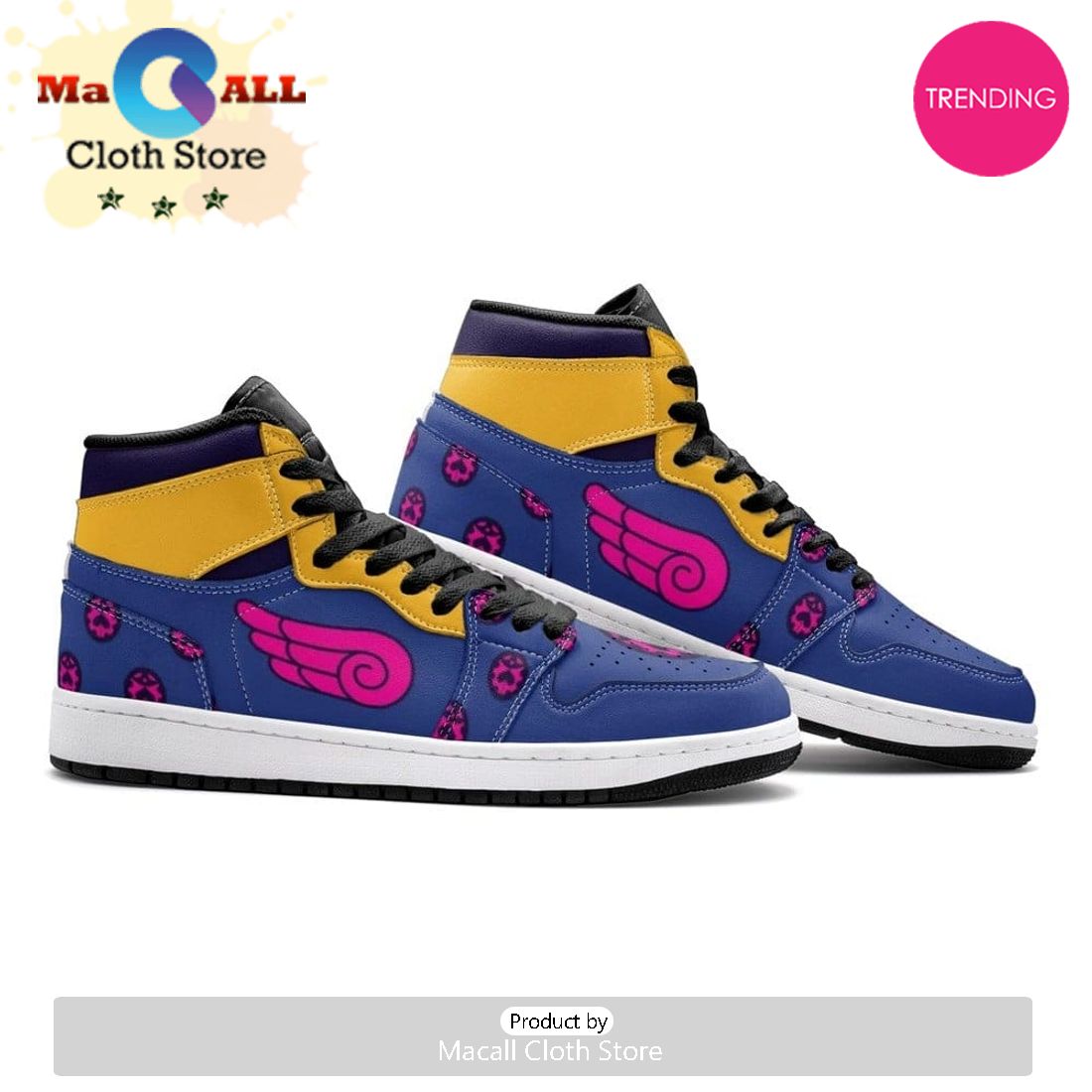 Giorno Manga Air Jordan 1 High Top Shoes