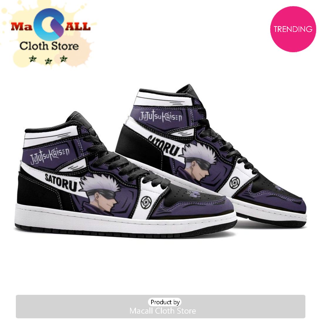 Gojo Satoru Sorcery Fight Air Jordan 1 High Top Shoes