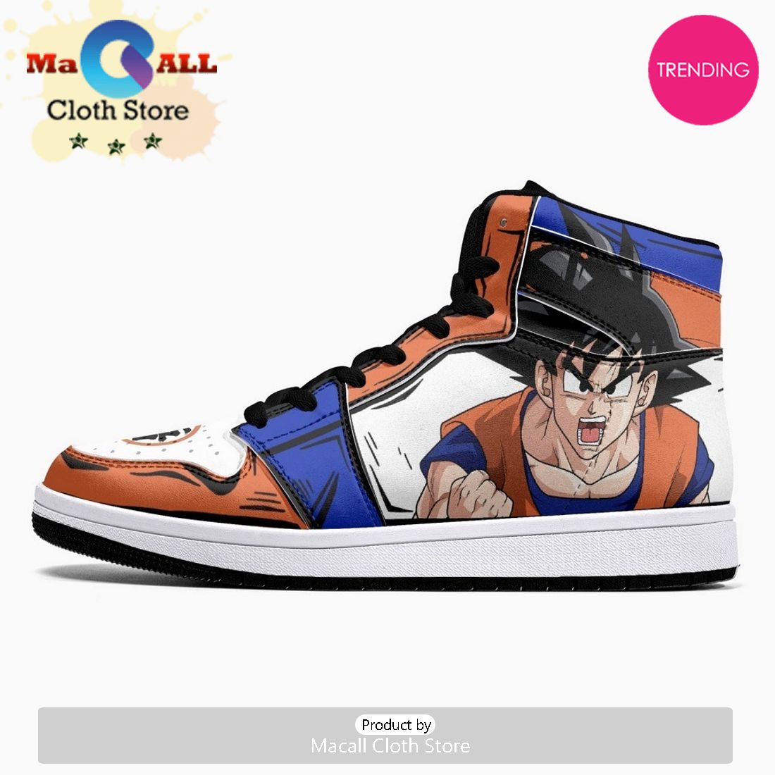 Goku And Vegeta Dragon Ball JD1 High Top Shoes