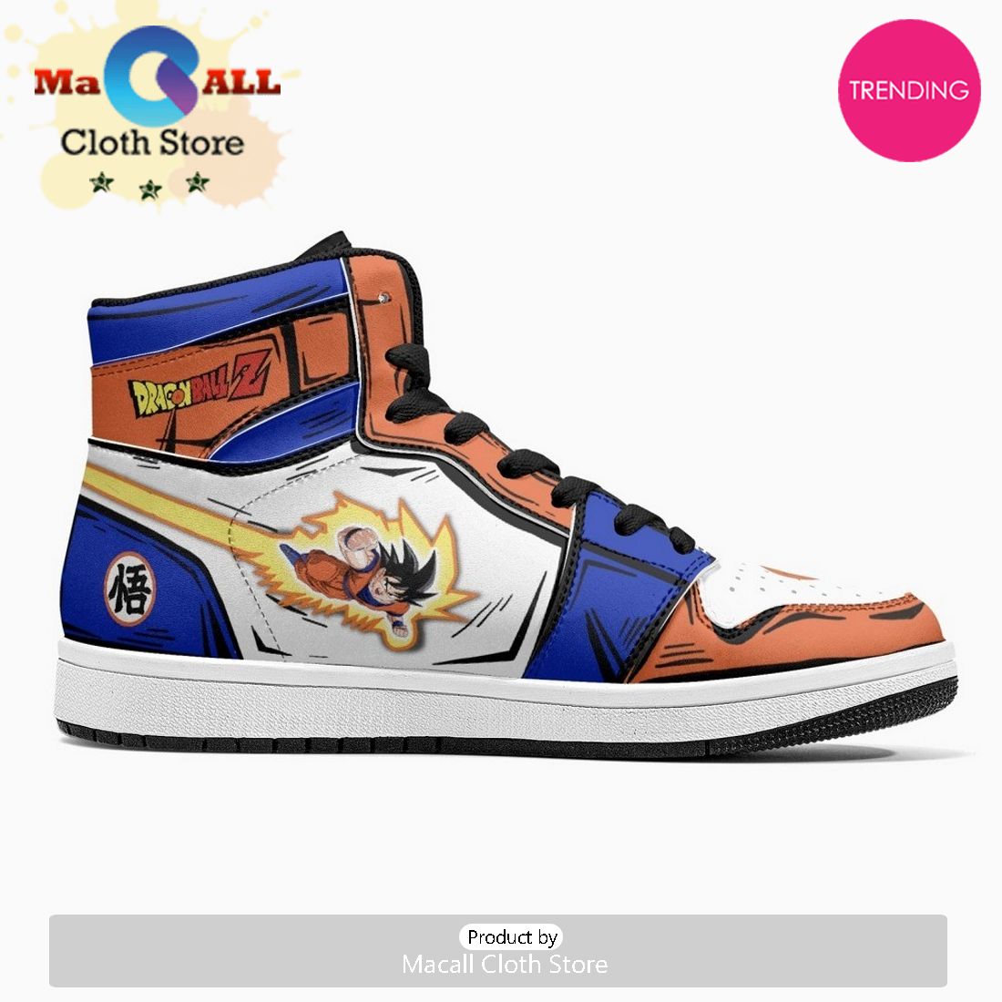 Goku And Vegeta Dragon Ball JD1 High Top Shoes