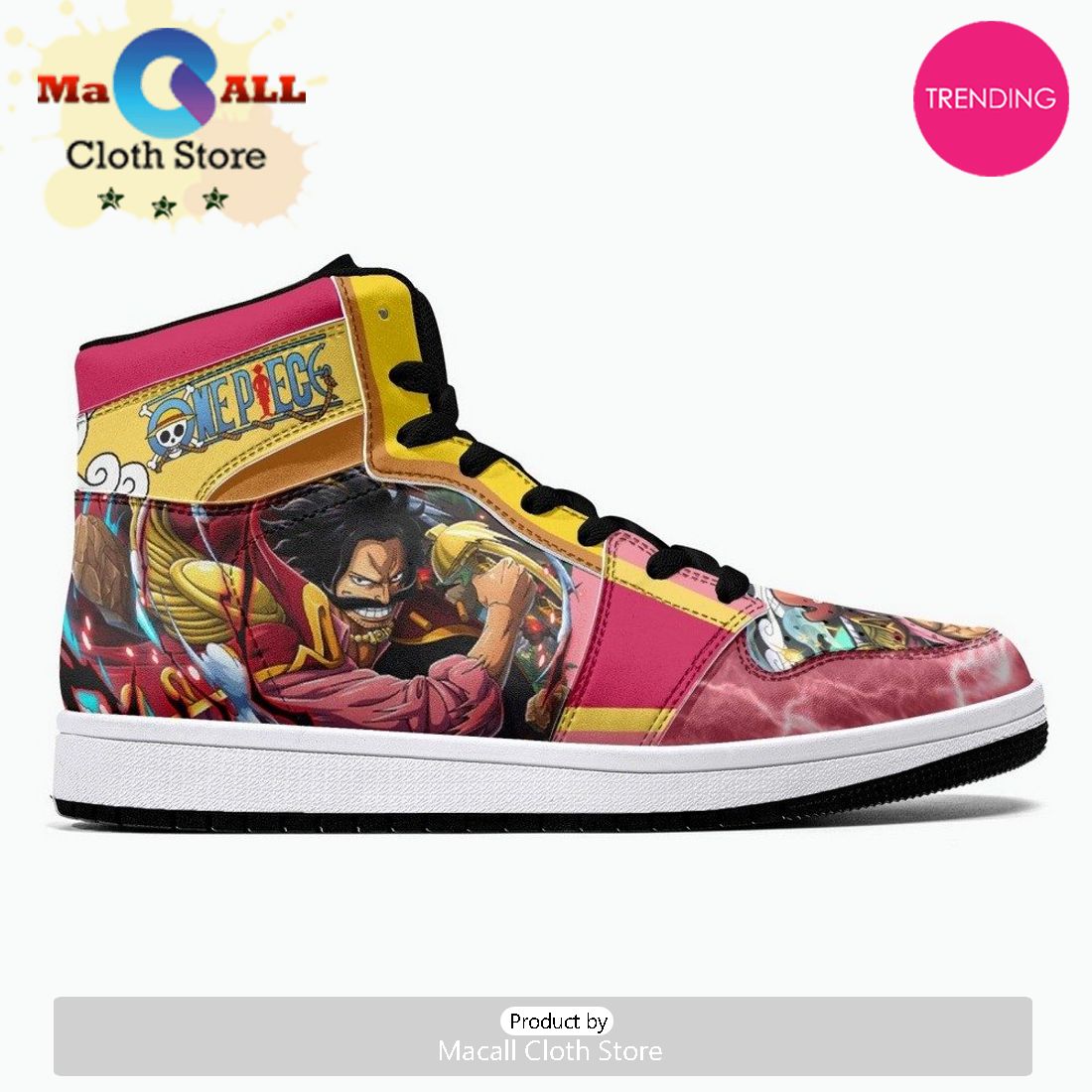 Gol D. Roger One Piece JD1 High Top Shoes