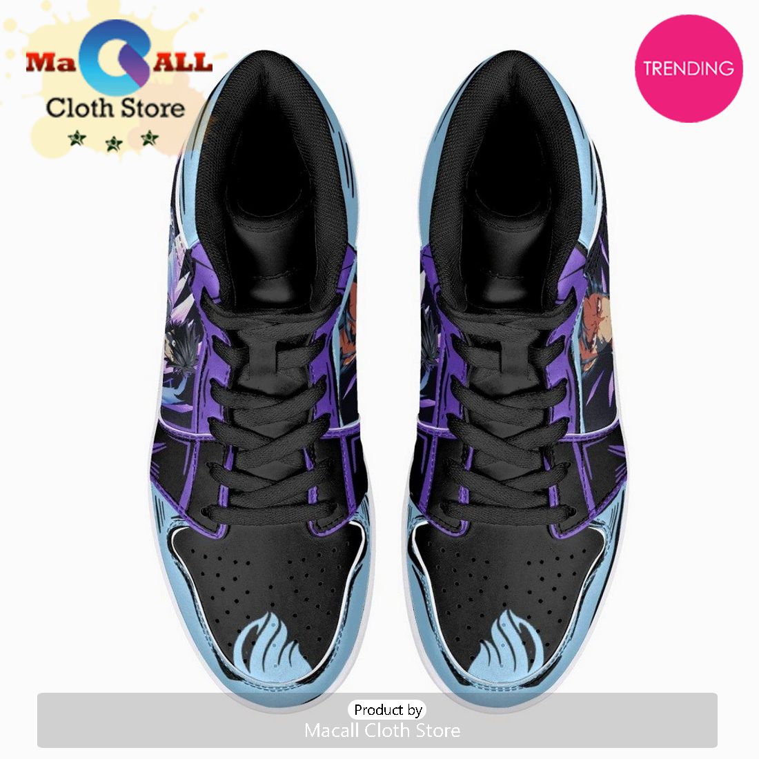 Gray Fullbuster Fairy Tail JD1 High Top Shoes