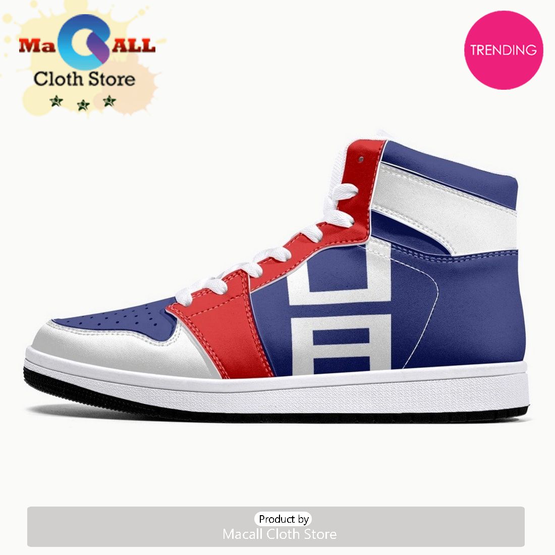 Gym Sports Pattern My Hero JD1 High Top Shoes