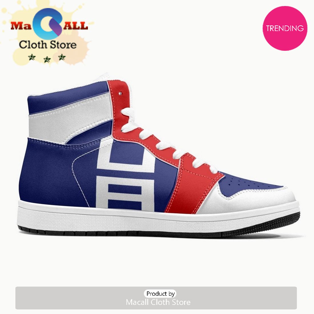 Gym Sports Pattern My Hero JD1 High Top Shoes