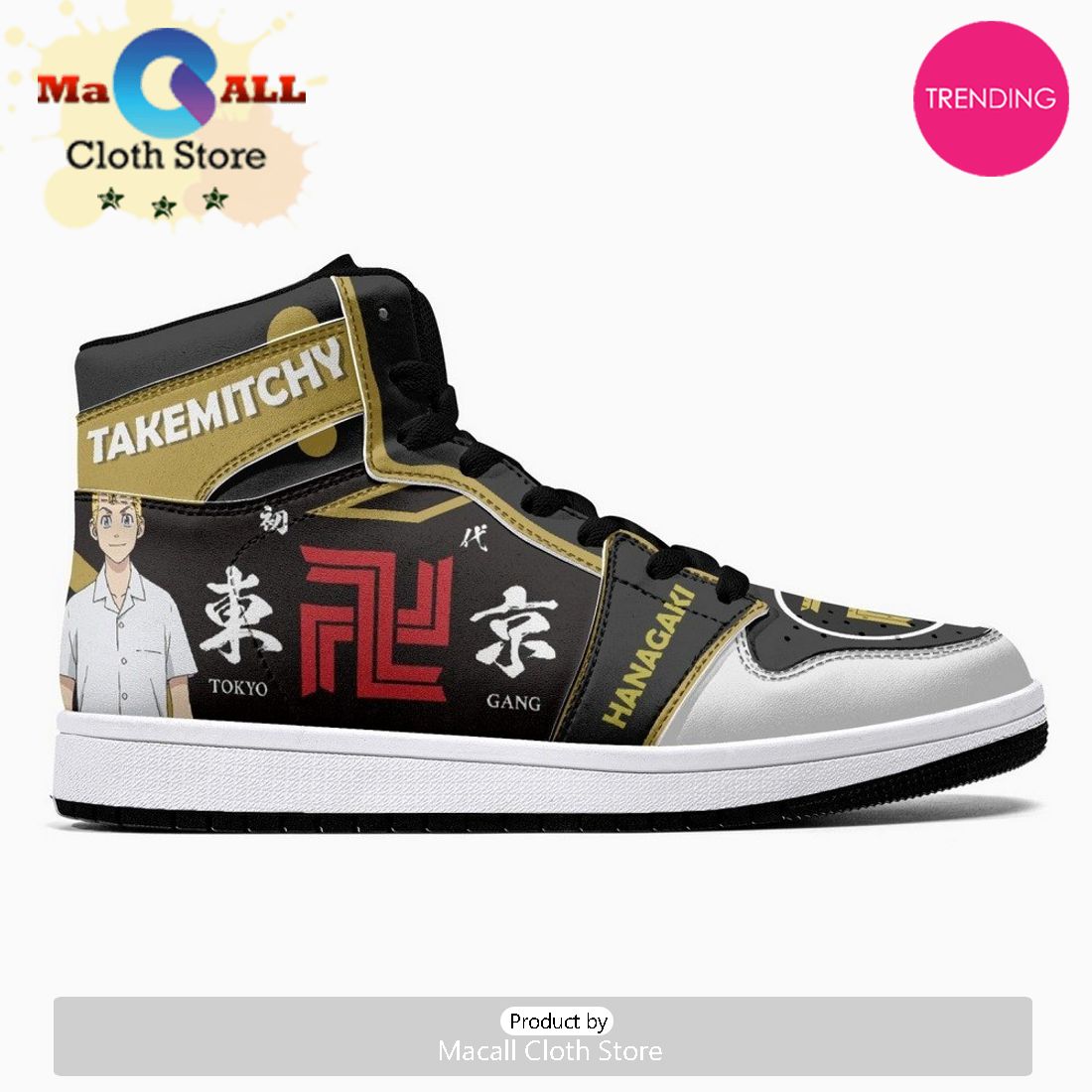 Hanagaki Takemichi Tokyo Revengers JD1 High Top Shoes