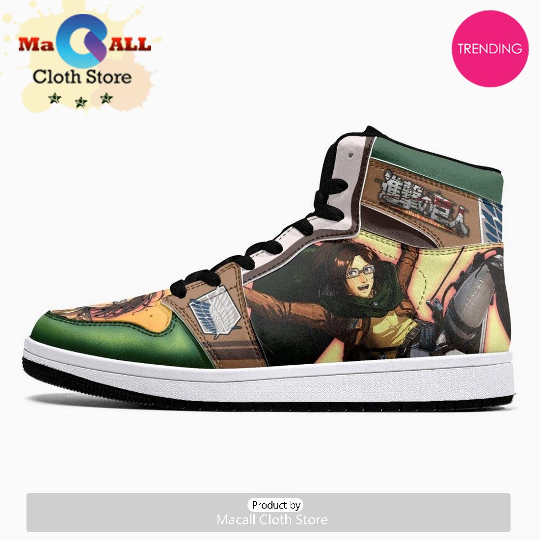 Hange Zoe Shingeki No Kyojin JD1 High Top Shoes