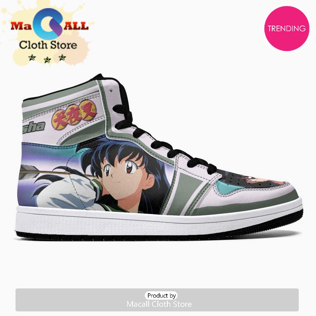 Higurashi Kagome Dog Yaksha JD1 High Top Shoes