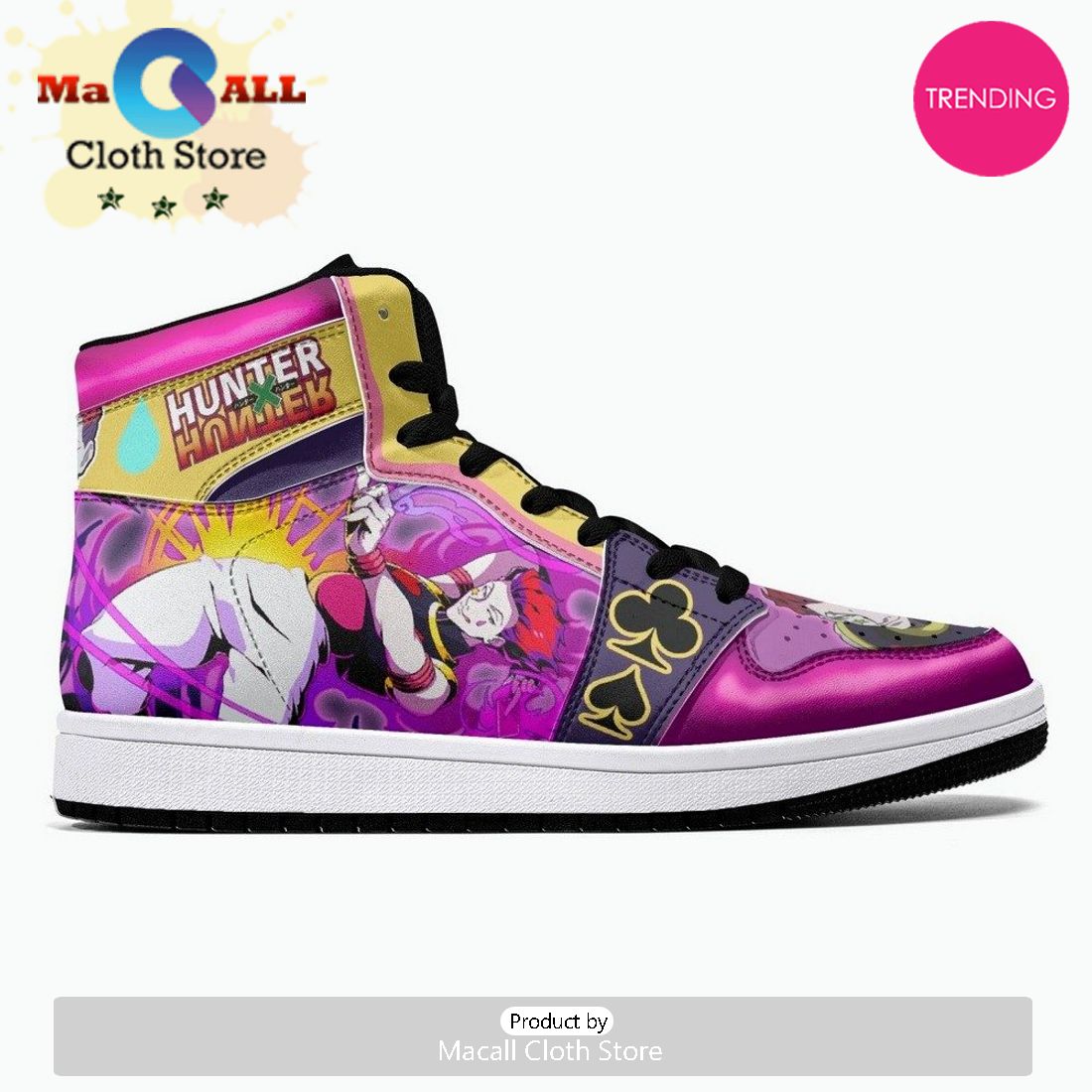 Hisoka Bungee Gum Hunter JD1 High Top Shoes