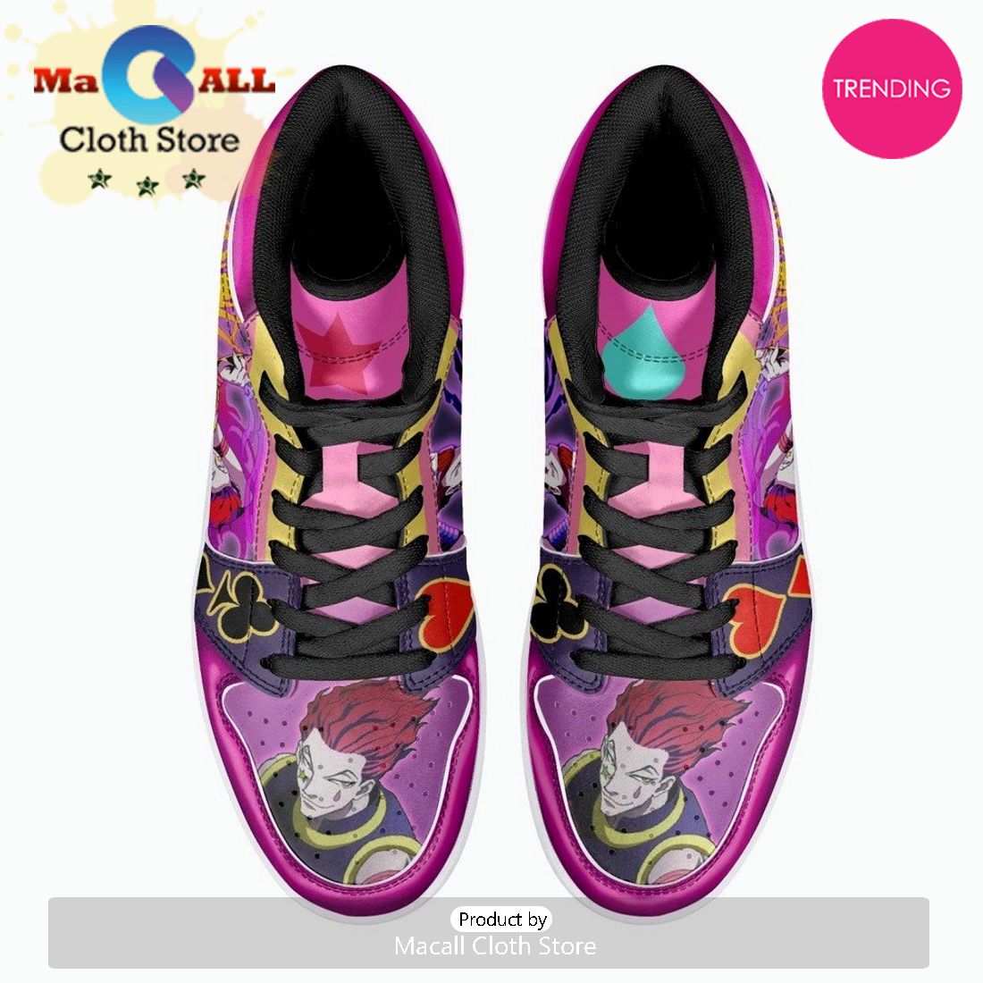 Hisoka Bungee Gum Hunter JD1 High Top Shoes