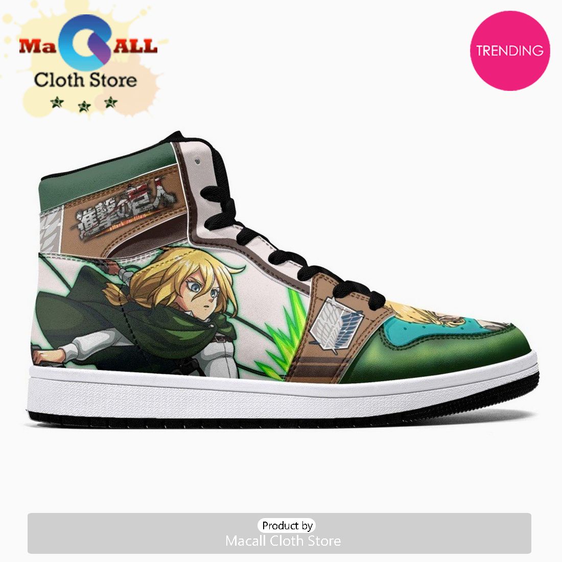 Historia Reiss Shingeki No Kyojin JD1 High Top Shoes