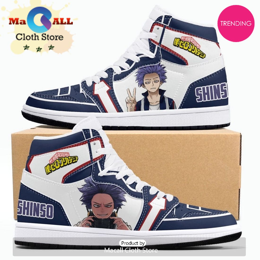Hitoshi Shinso Air Jordan 1 High Top Shoes