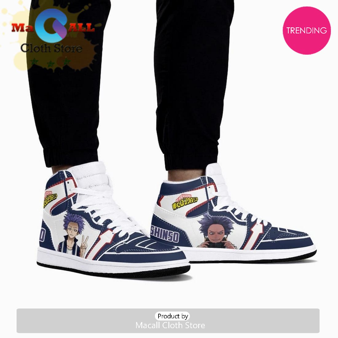 Hitoshi Shinso Air Jordan 1 High Top Shoes