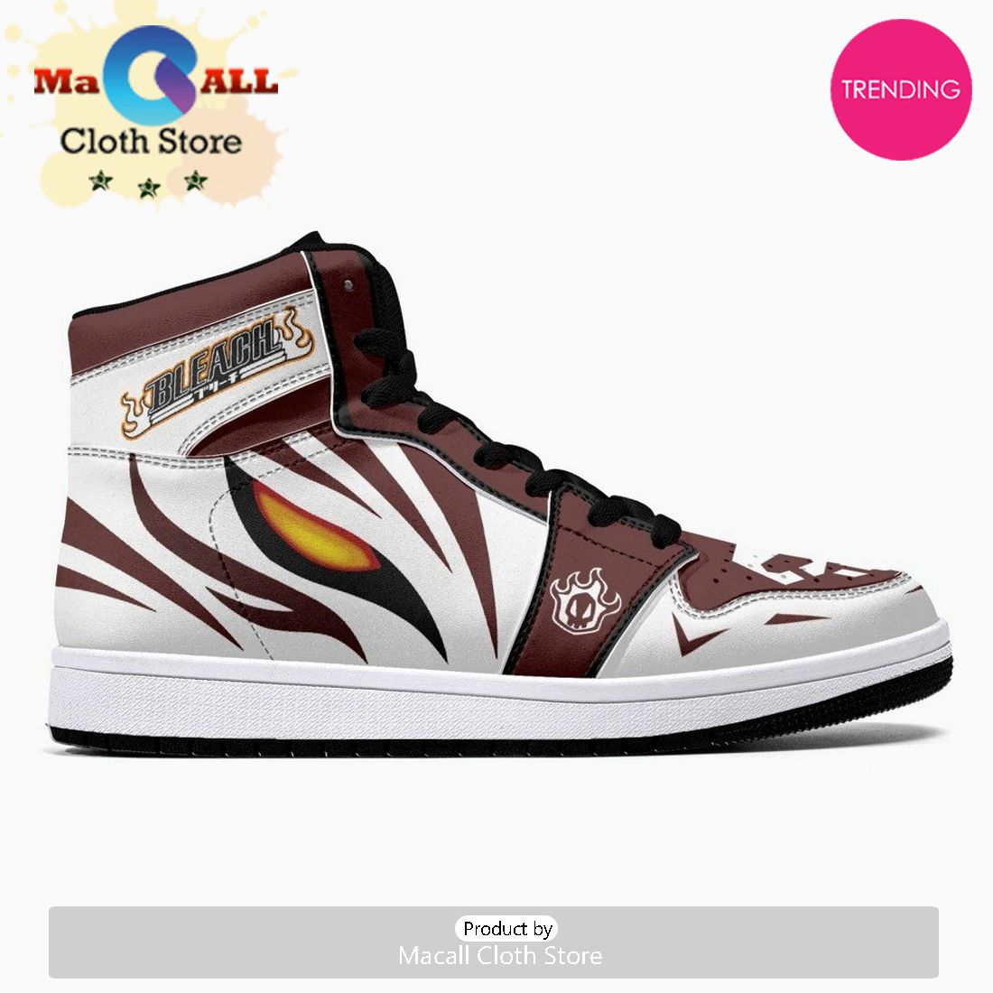 Ichigo Kurosaki Hollow Burīchi JD1 High Top Shoes