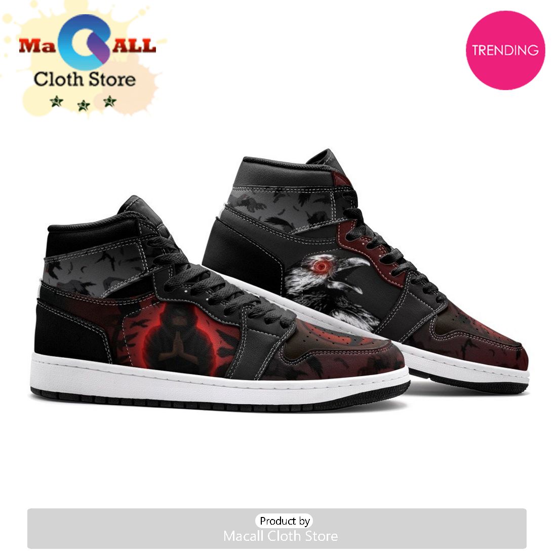 Itachi Clan Ninja Air Jordan 1 High Top Shoes