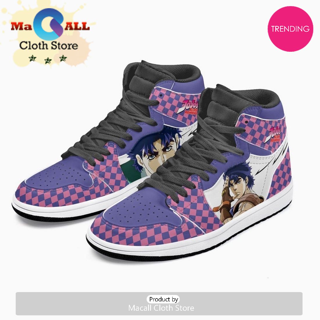 Jonathan Joestar Air Jordan 1 High Top Shoes