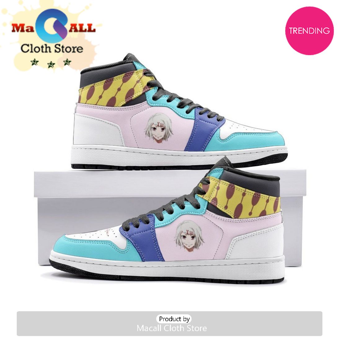 Juuzou Suzuya Tōkyō Gūru Air Jordan 1 High Top Shoes